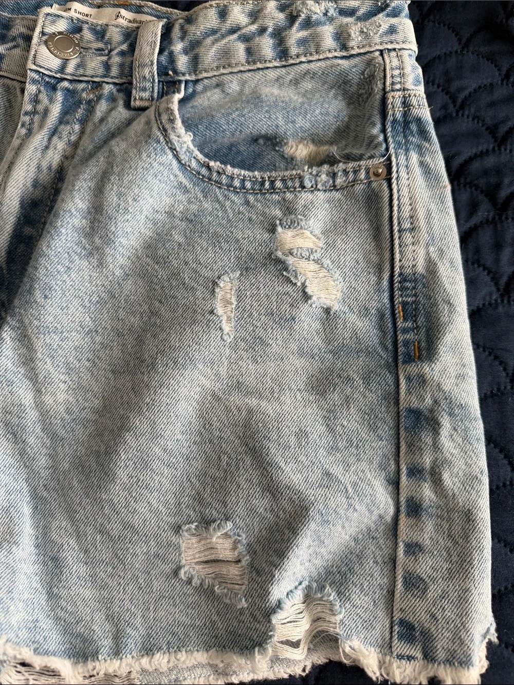 Denim shorts